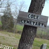 Cole Cemetery on Sysoon