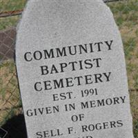Community Baptist Cemetery on Sysoon
