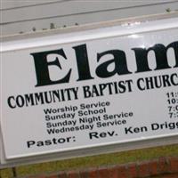 Elam Community Baptist Church Cemetery on Sysoon