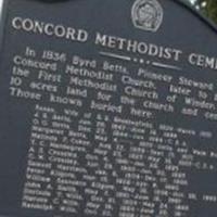 Concord Methodist Church Cemetery on Sysoon