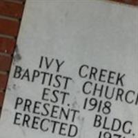 Ivy Creek Baptist Church Cemetery on Sysoon