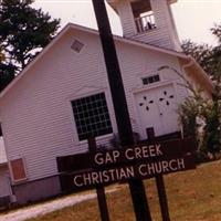 Gap Creek Christian Church Cemetery on Sysoon