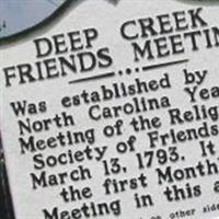 Deep Creek Friends Meeting Cemetery on Sysoon