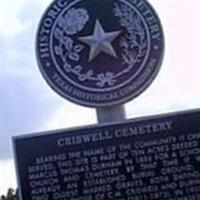 Criswell Cemetery on Sysoon