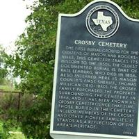 Crosby Cemetery on Sysoon