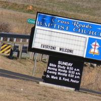 Cross Roads Baptist Church Cemetery on Sysoon