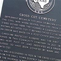 Cross Cut Cemetery on Sysoon