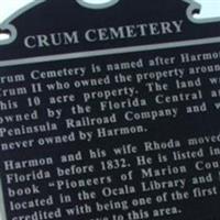 Crum Cemetery on Sysoon