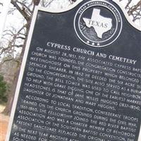 Cypress Cemetery on Sysoon