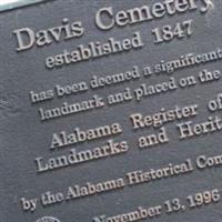 Davis Cemetery on Sysoon