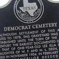 Democrat Cemetery on Sysoon
