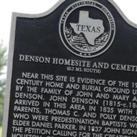 Denson Homesite Cemetery on Sysoon