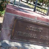 Desert Memorial Park on Sysoon