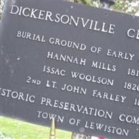 Dickersonville Cemetery on Sysoon