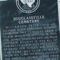 Douglassville Cemetery on Sysoon