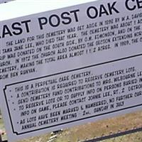 East Post Oak Cemetery on Sysoon