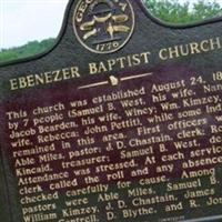 Ebenezer Baptist Church Cemetery on Sysoon