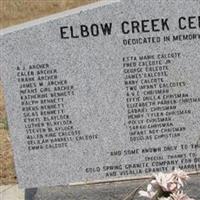 Elbow Creek Cemetery on Sysoon