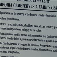 Emporia Cemetery on Sysoon