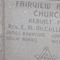 Fairview AME Church Cemetery on Sysoon