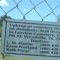 Fairview Cemetery on Sysoon