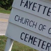 Fayetteville Church of Christ Cemetery on Sysoon