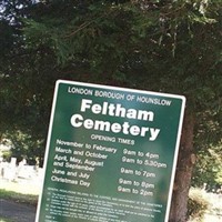 Feltham Cemetery on Sysoon