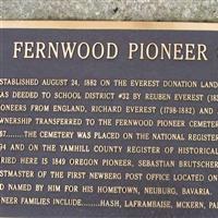Fernwood Pioneer Cemetery on Sysoon