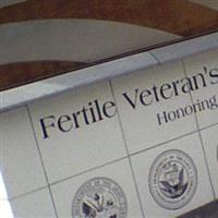 Fertile Veteran's Memorial Plaza on Sysoon