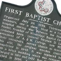 First Baptist Church Cemetery on Sysoon