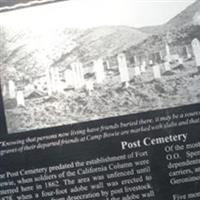 Fort Bowie Post Cemetery on Sysoon