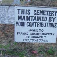Franks Branch Cemetery on Sysoon