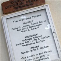 Frederick Evangelical Lutheran Church Cemetery on Sysoon