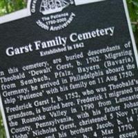 Frederick Garst Cemetery on Sysoon