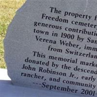 Freedom Cemetery on Sysoon