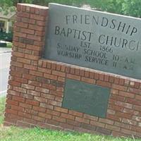 Friendship Baptist Church Cemetery on Sysoon