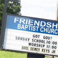 Friendship Baptist Church Cemetery on Sysoon