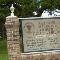 Greater Mt. Olive Church of God In Christ Cemetey on Sysoon