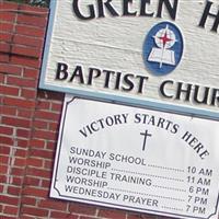 Green Hill Baptist Cemetery on Sysoon