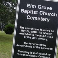 Elm Grove Baptist Church Cemetery on Sysoon