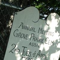 Grove Prairie Cemetery on Sysoon