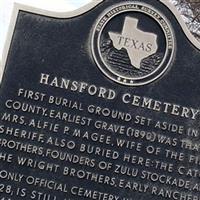 Hansford Cemetery on Sysoon