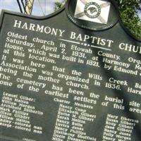 Old Harmony Baptist Church Cemetery on Sysoon