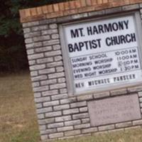 Mount Harmony Baptist Church Cemetery on Sysoon