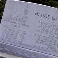 Hauge Lutheran Cemetery on Sysoon