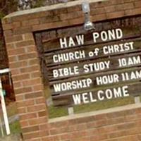 Haw Pond Church Cemetery on Sysoon