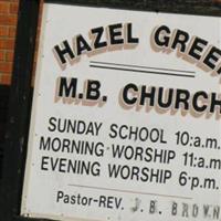 Hazel Green M. B. Church Cemetery on Sysoon
