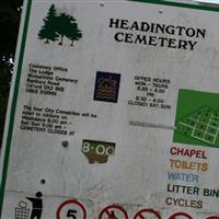 Headington Cemetery on Sysoon