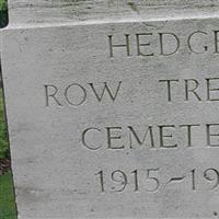 Hedge Row Trench Cemetery on Sysoon