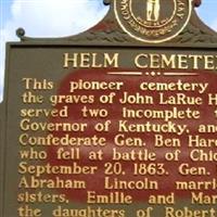 Helm Family Cemetery on Sysoon